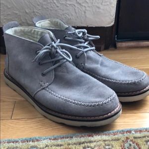 Toms Gray Suede Chukka Boots